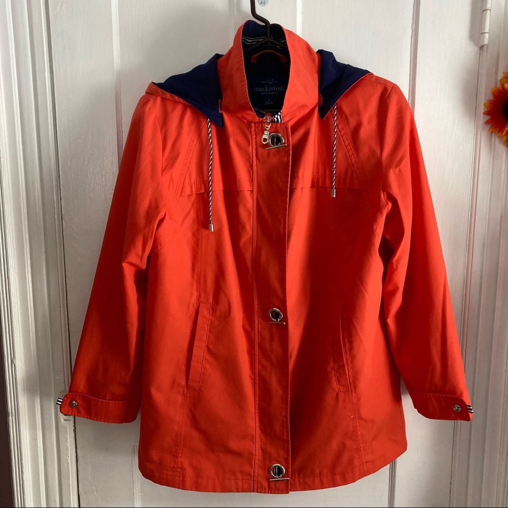 Mackintosh New England orange boat jacket
